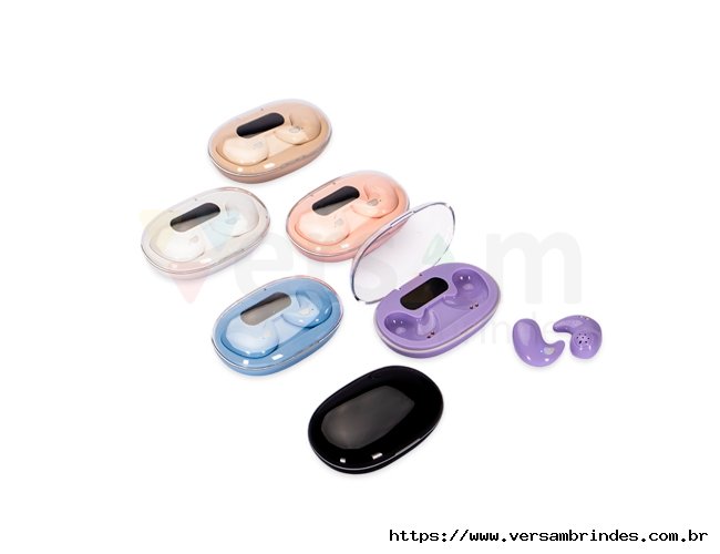 Fone de Ouvido Bluetooth com Case Carregador
